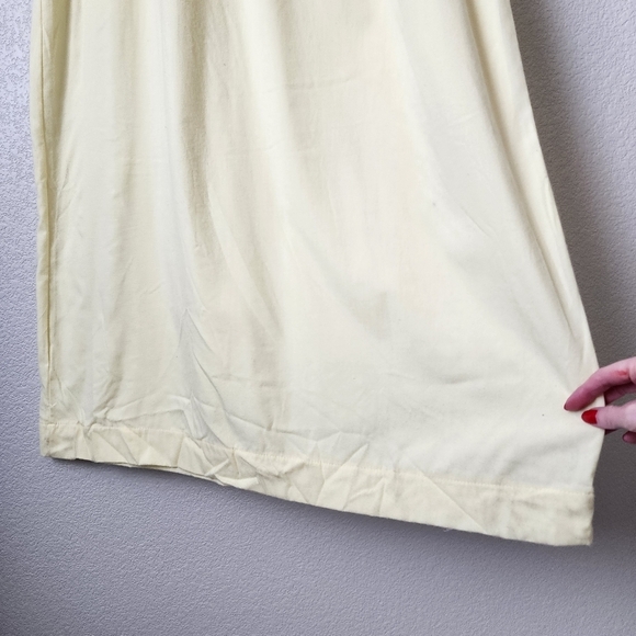 BARBIZON 70s Babydoll New Old Stock Canary Yellow maxi gown USA Dead Stock M - Picture 4 of 10